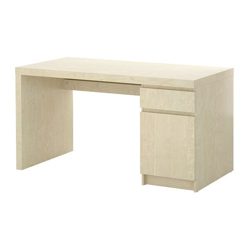 Schreibtisch Ikea
 MALM Schreibtisch Birkenfurnier IKEA