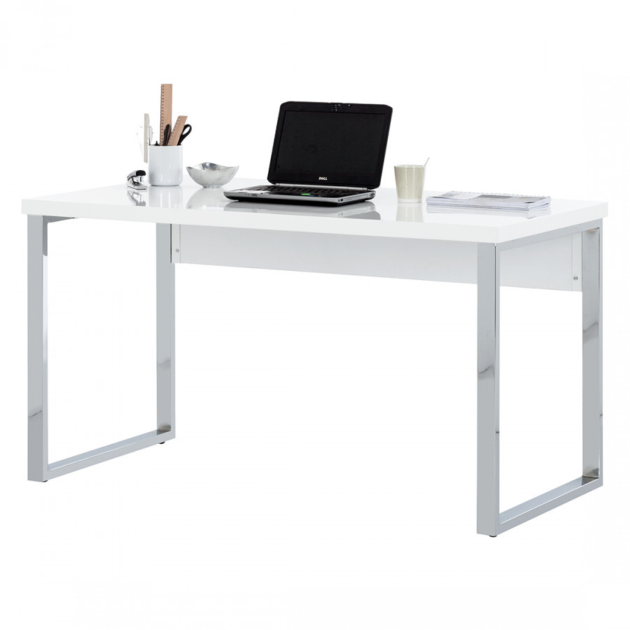Schreibtisch Weiß Hochglanz
 home24office Bürotisch – für ein modernes Heim