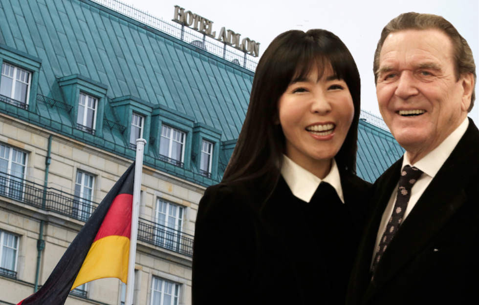 Schröder Hochzeit
 Promi Auflauf im "Adlon" Alt Kanzler Schröder feiert