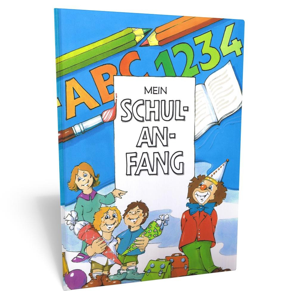 Schulanfang Geschenkideen
 Mein Schulanfang Kinderbuch als Geschenk zur Einschulung