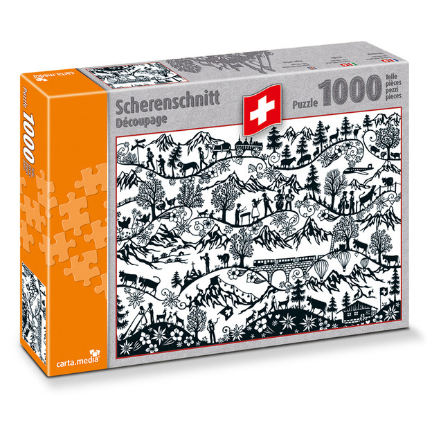 Schweizer Geschenke
 Schweizer Landleben Puzzle 1000 teilig
