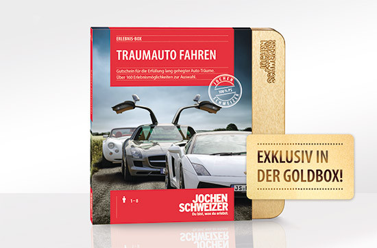 Schweizer Geschenke
 Traumauto fahren Erlebnis Box von Jochen Schweizer