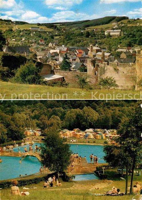 Schwimmbad Bad Münstereifel
 AK Ansichtskarte Bad Muenstereifel Panorama Schwimmbad