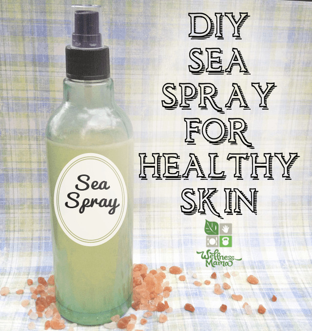 Sea Salt Spray Diy
 Magnesium and Sea Salt Spray for Skin Wellness Mama