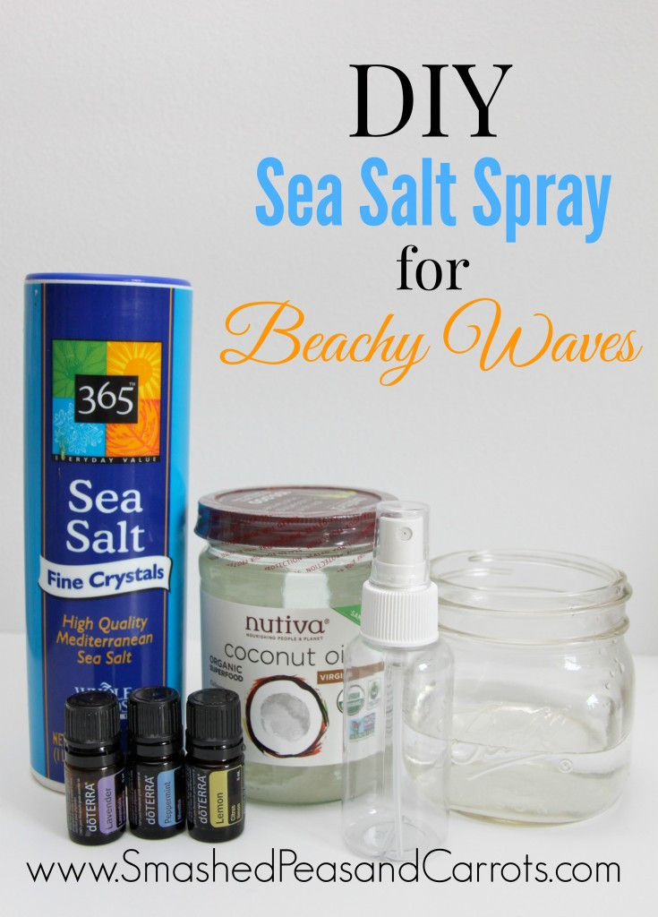 Sea Salt Spray Diy
 DIY Sea Salt Spray for Beachy Waves Smashed Peas & Carrots