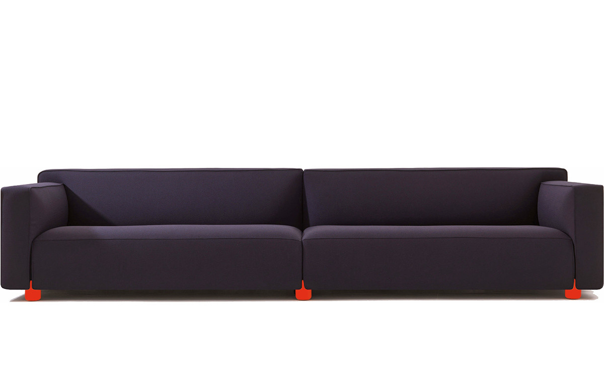 Seat And Sofas
 Barber Osgerby Four seat Sofa hivemodern
