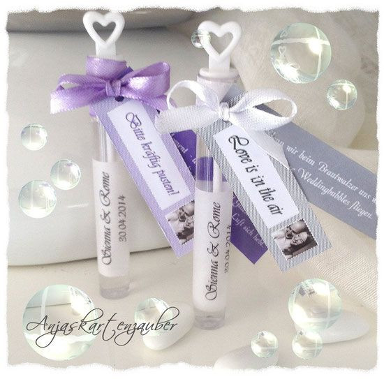 Seifenblasen Hochzeit Spruch
 Weddingbubbles Hochzeits Seifenblasen