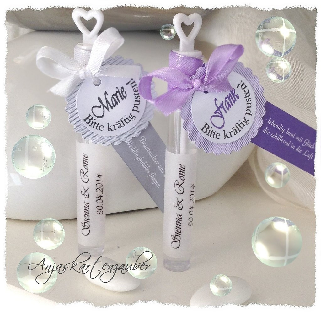 Seifenblasen Hochzeit Spruch
 Weddingbubbles Hochzeits Seifenblasen