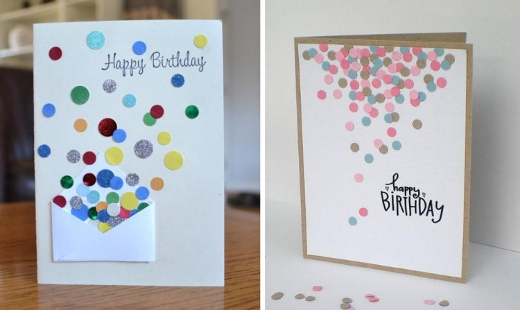 Selbstgemachte Geburtstagskarten
 Geburtskarten gestalten 29 Ideen zum Nachbasteln