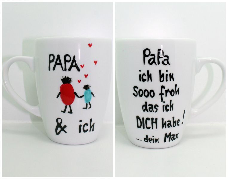 Selbstgemachte Geschenke Für Werdende Mütter
 Papa Geschenk Tasse Geschenk Vatertag für PAPA von Lovely