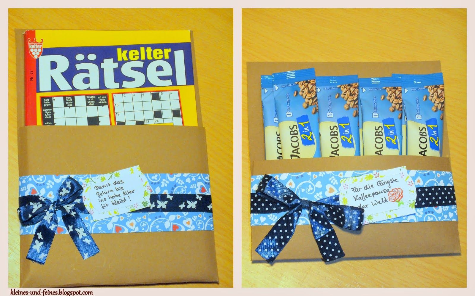 Selbstgemachte Geschenke Zur Rente
 kleines und feines DIY Ein Rentner Starter Paket zum