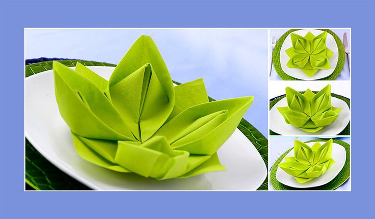 Servietten Falten Anleitung Hochzeit
 Die 25 besten Ideen zu Servietten falten auf Pinterest