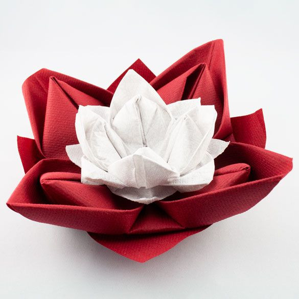 Servietten Falten Anleitung Hochzeit
 Servietten falten Hochzeit Die Rose
