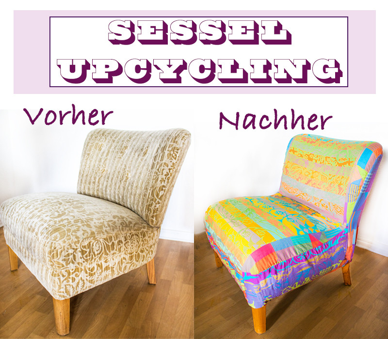 Sessel Neu Beziehen Diy
 Upcycling Sessel neu beziehen mit Polsterstoff