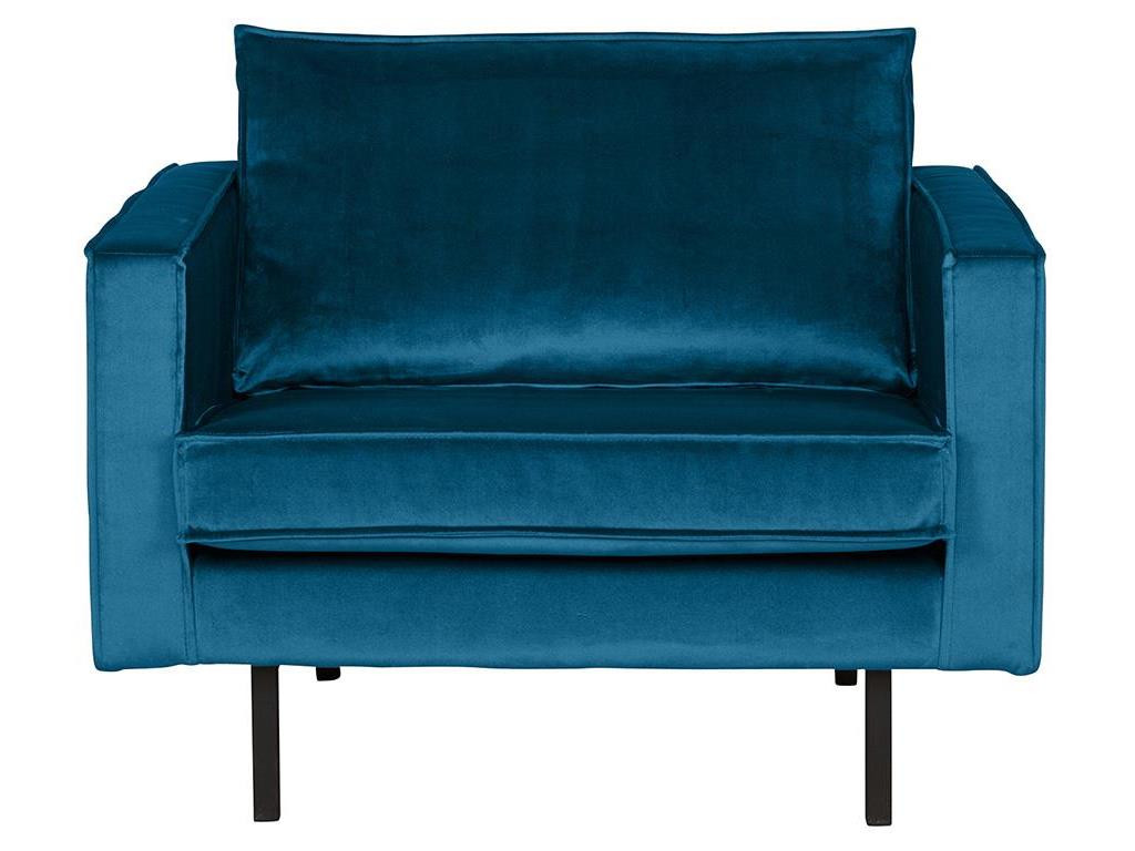 Sessel Samt
 BePureHome Rodeo Sessel Samt Blau 123moebel