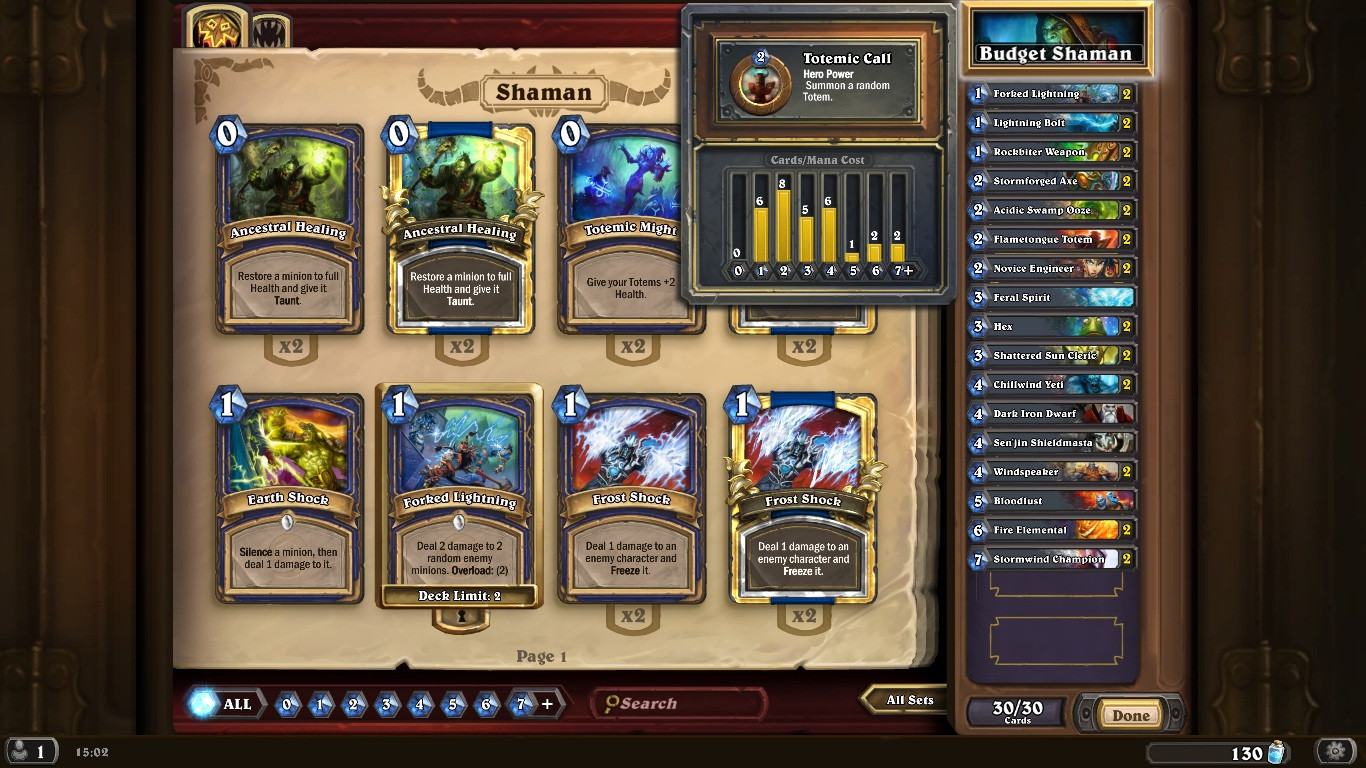 Shaman Deck
 Hearthstone Decks Shaman