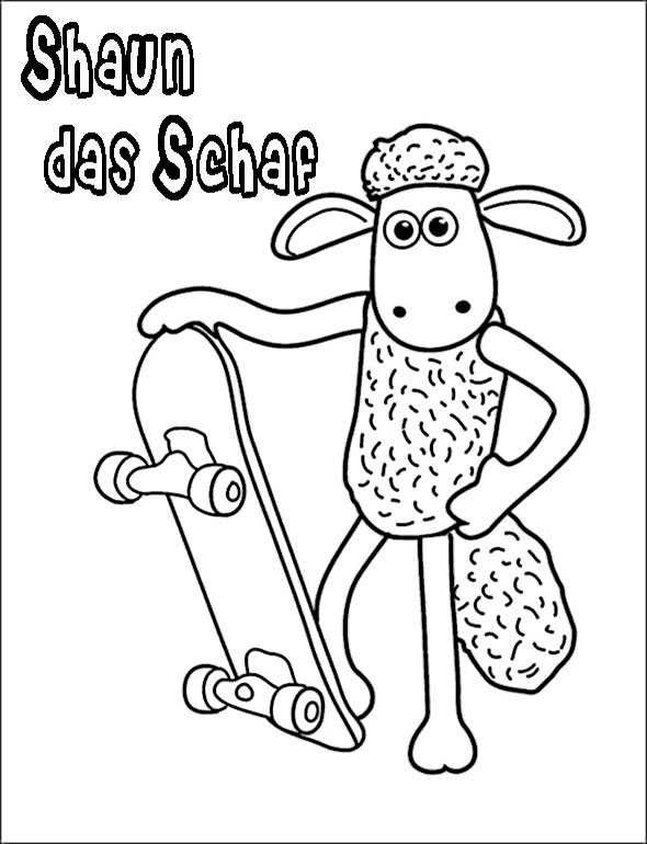 Shaun Das Schaf Ausmalbilder
 Ausmalbilder kostenlos Shaun das Schaf 5