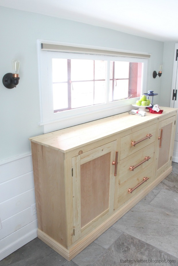 Sideboard Diy
 That s My Letter DIY Extra Long Sideboard