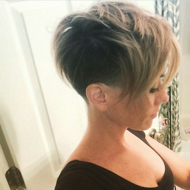 Sidecut Frisuren Frauen
 Best 25 Funky pixie cut ideas on Pinterest