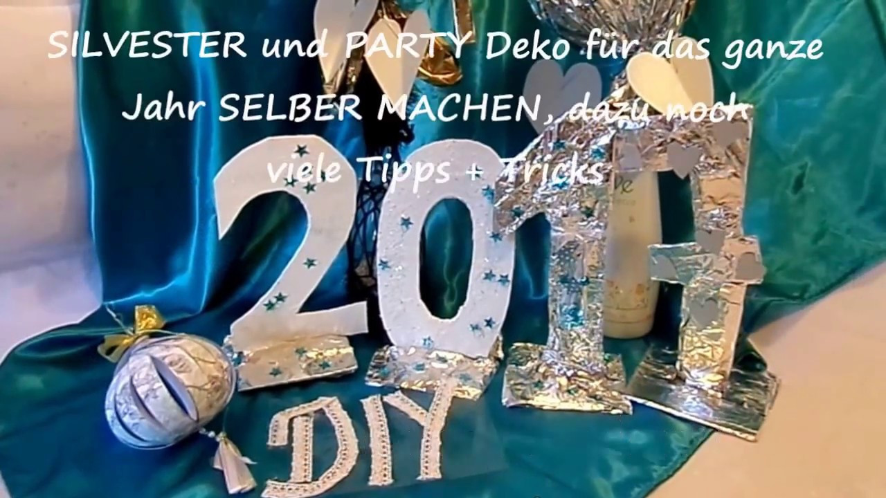 Silvester Diy
 DIY PARTY DEKO SILVESTER Deko SELBER Machen Upcycling