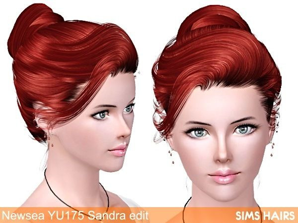 Sims 3 Frisuren
 Newsea YU175 Sandra retexture by Sims Hairs