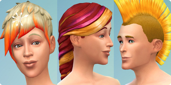 Sims 3 Frisuren
 Die Sims 4 Erstelle einen Sim CaS – Megatutorial