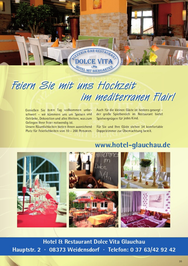 Sketche Zur Hochzeit Für 2 Personen
 Ausgabe Heiraten in Chemnitz 2014