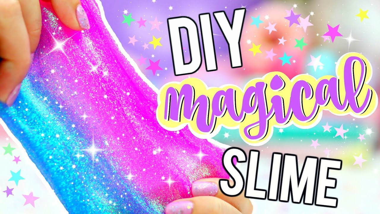 Slime Diy
 DIY GLITTER SLIME How To Make MAGICAL UNICORN SLIME