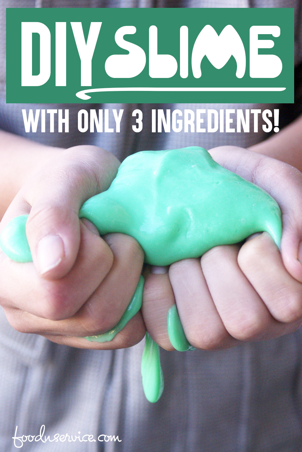 Slime Diy
 The Easiest DIY Green Slime with Glue Sensory Project For Kids