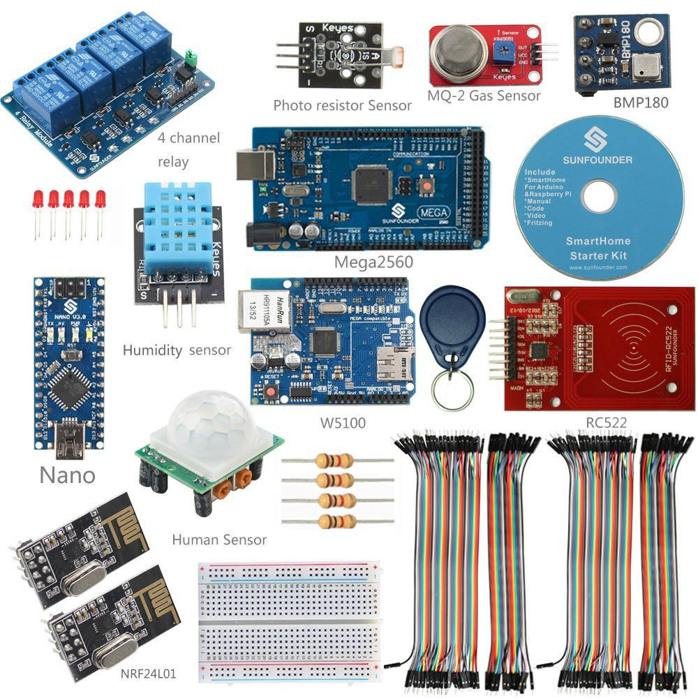 Smart Home Diy
 SunFounder DIY SmartHome System Internet of things Kit for