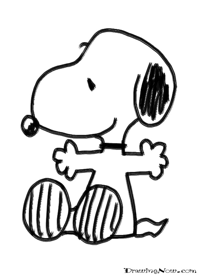 Snoopy Ausmalbilder
 Snoopy coloring page Kindergarten Second Grade