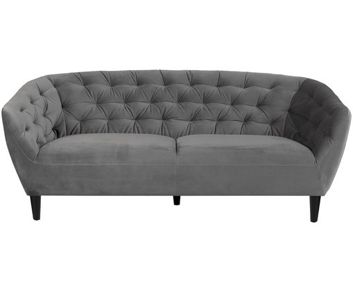 Sofa Samt
 Samt Sofa in Grau WestwingNow