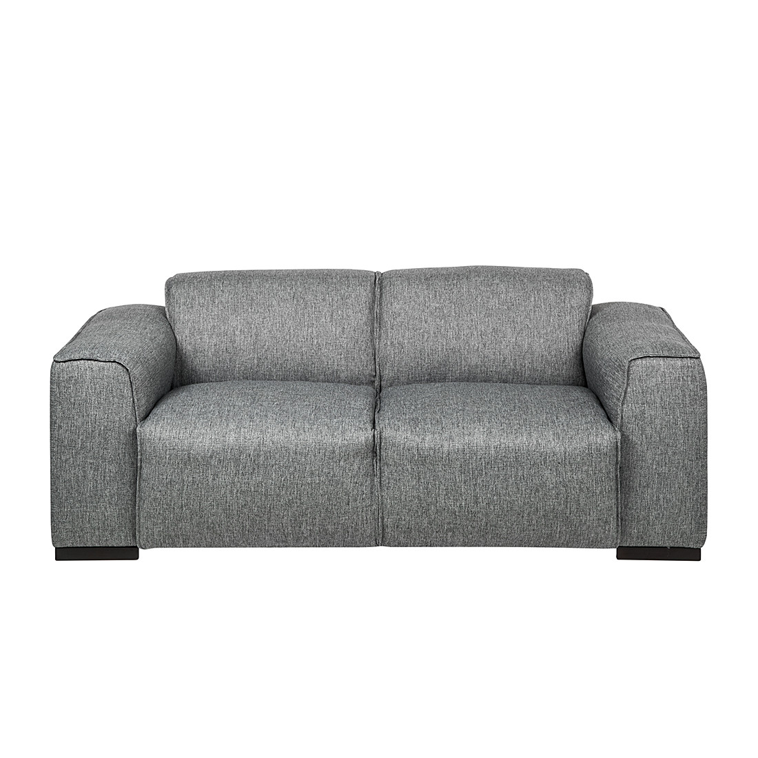 Sofa Stoff
 Sofa Stoff Grau 2 Sitzer Couch NEU