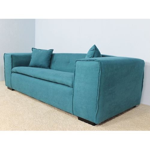 Sofa Türkis
 3 Sitzer Sofa petrol blau türkis Einzelstück moebro