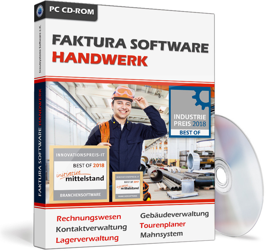 Software Handwerk
 Faktura Handwerk das Rechnungsprogramm für Handwerker