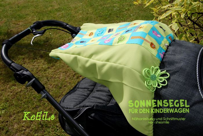 Sonnensegel Diy
 Sonnensegel für den Kinderwagen Nähanleitung und