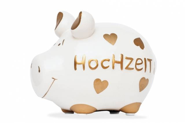 Spardose Hochzeit
 Spardose Sparschwein Hochzeit