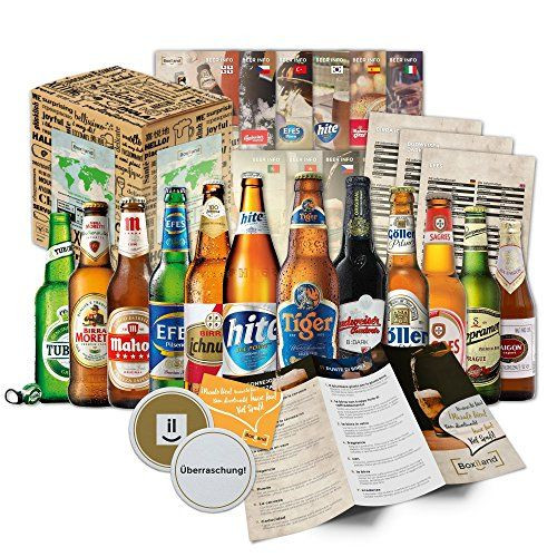 Spaß Geschenke Für Männer
 Geschenkset "BIERE DER WELT" für Biertrinker