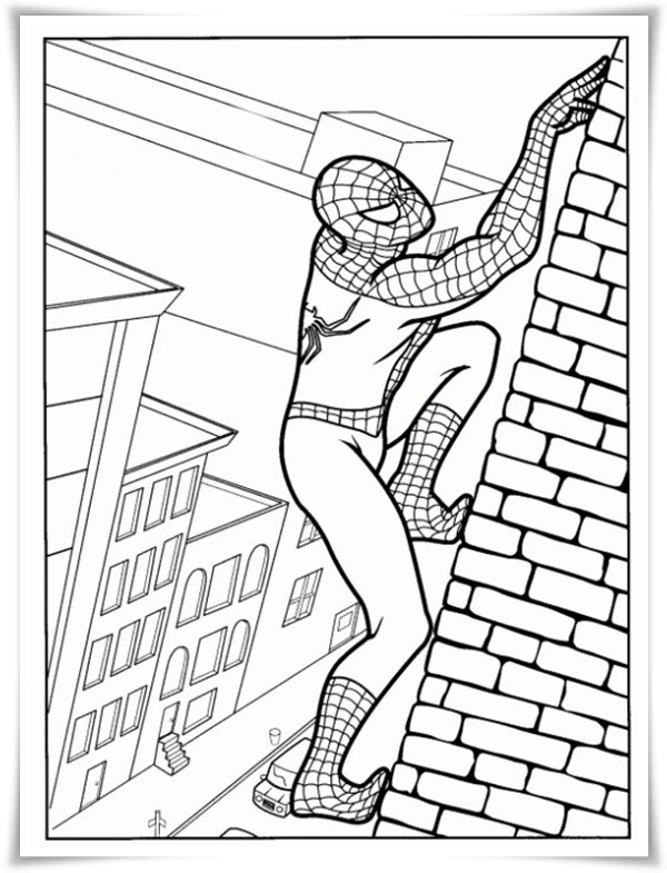 Spiderman Malvorlagen
 Ausmalbilder zum Ausdrucken Spiderman Ausmalbilder