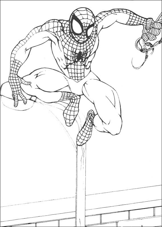 Spiderman Malvorlagen
 Spiderman Ausmalen 9
