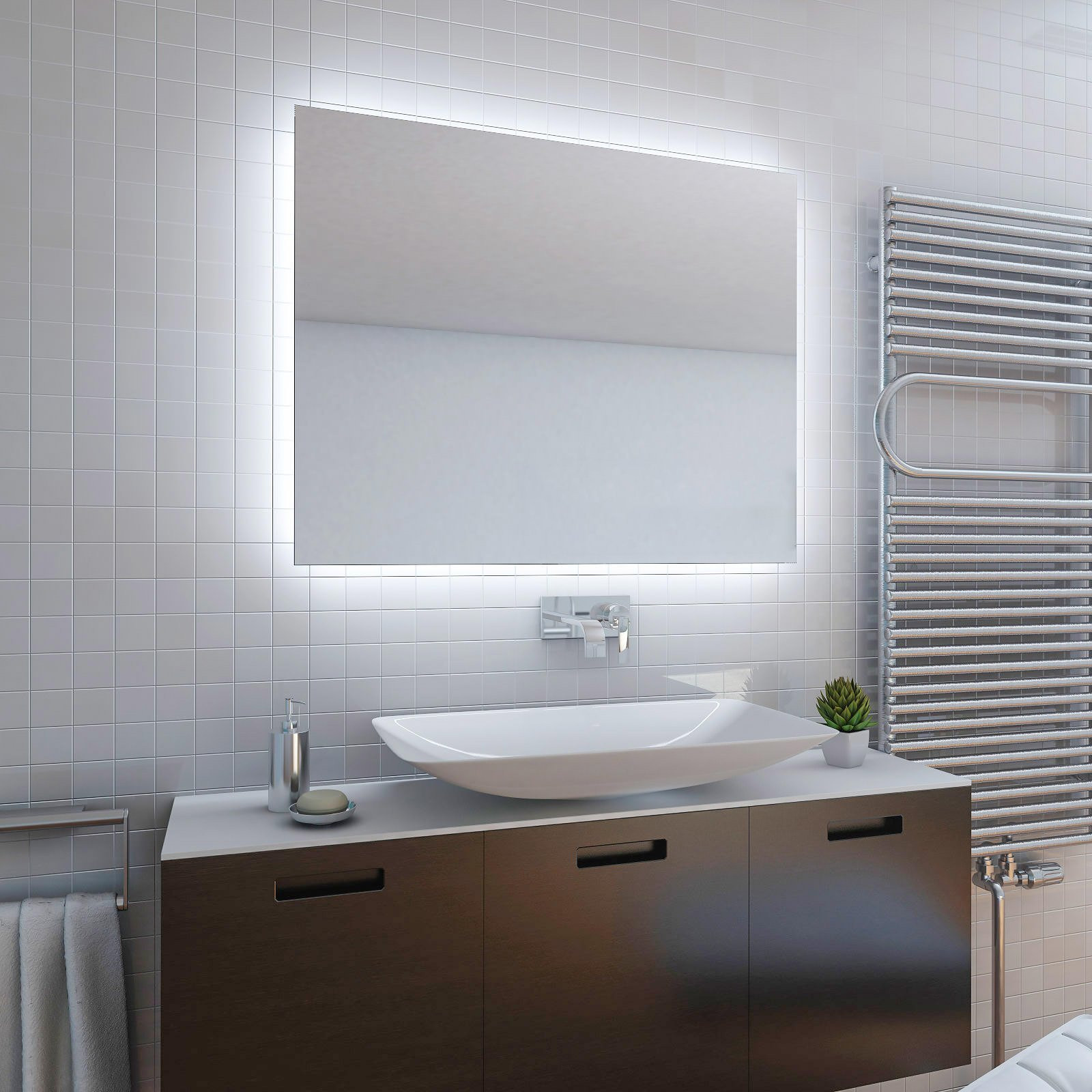 Spiegel Led
 LED Badspiegel der Dich in Stimmung bringt