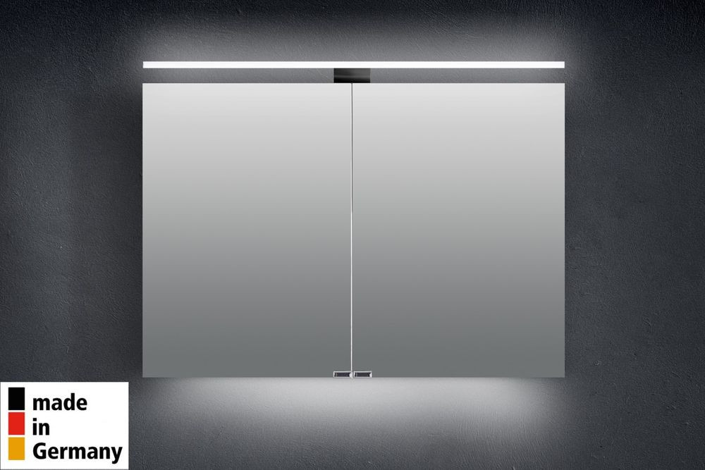 Spiegelschrank Led
 Spiegelschrank 100 cm Bad LED Beleuchtung Badezimmer
