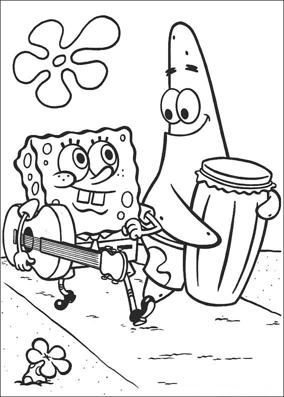Spongebob Schwammkopf Ausmalbilder
 SpongeBob ausmalbilder 11