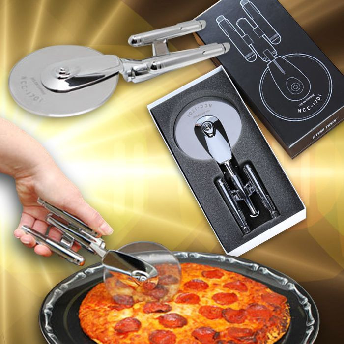 Star Trek Geschenke
 Star Trek Enterprise Pizza Cutter Pizzaschneider für