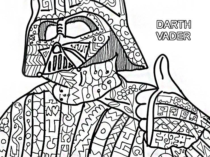 Star Wars Ausmalbilder Darth Vader
 Malvorlagen Star Wars Darth Vader Ausmalbilder von Star