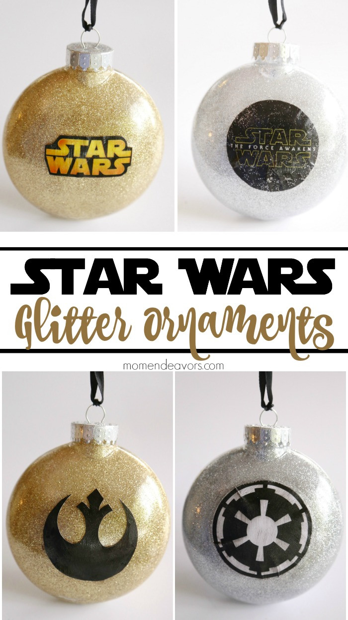Star Wars Diy
 DIY Glitter Star Wars Ornaments
