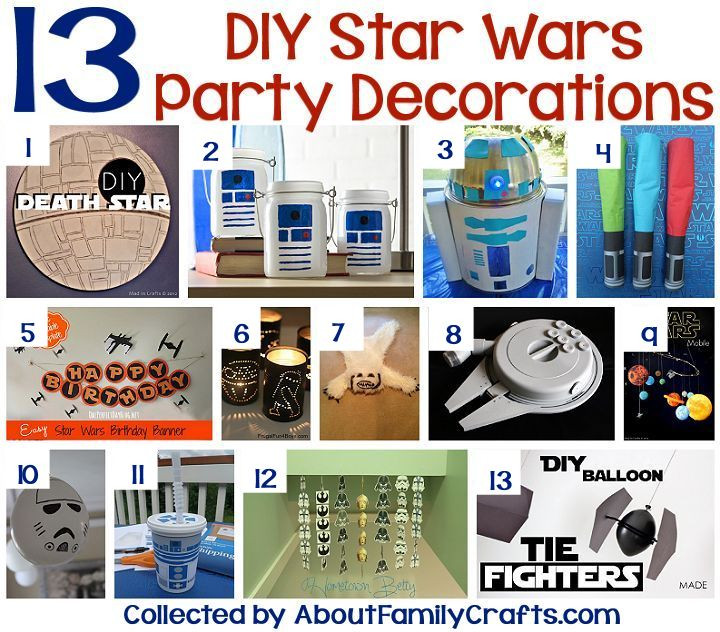 Star Wars Diy
 75 DIY Star Wars Party Ideas – About Family Crafts