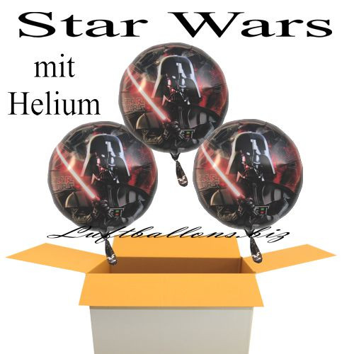 Star Wars Geschenke
 Star Wars Luftballons mit Helium Kindergeburtstag