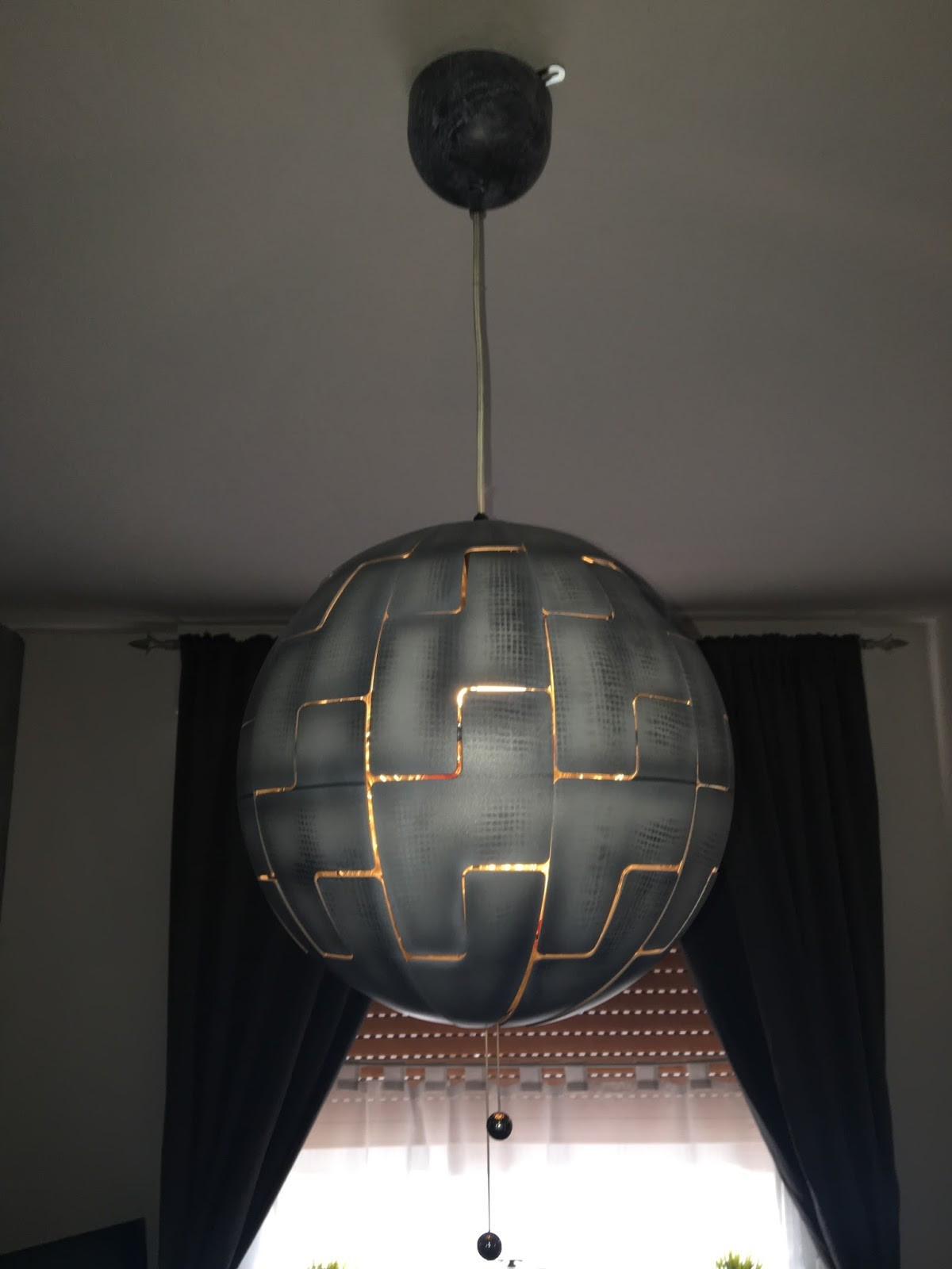 Star Wars Todesstern Lampe
 Todesstern Mit Fernbe nung Heise line Avec Ikea Star