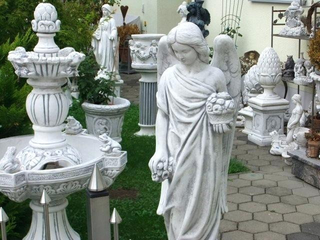 Steinfiguren Garten
 Wasserspeier Robbe Steinfigur Garten Deko Gartenfiguren